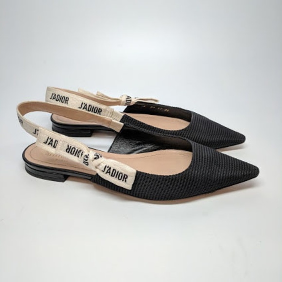 Dior Shoes - SOLD Dior Black J'adior Slingback Flats